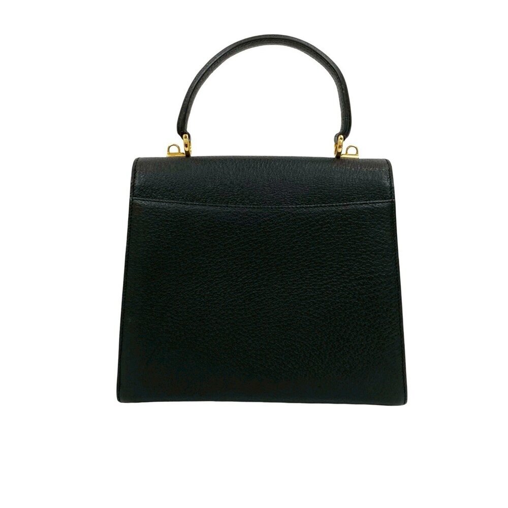 GUCCI Black Leather Shoulder Bag - Picture 3 of 10